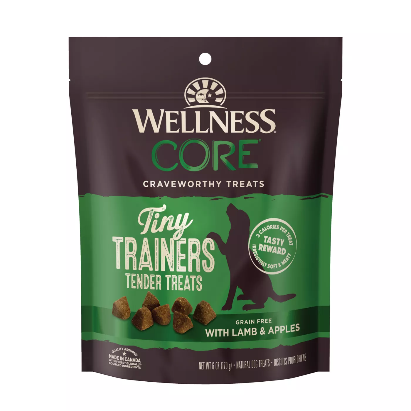 Wellness Core Tiny Trainers Tender Dog Treats Lamb Apples