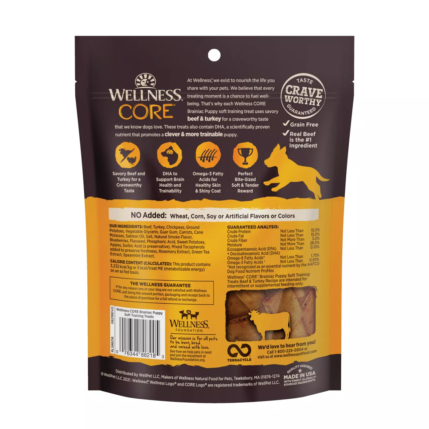 Wellness natural grain free shops puppy training treats