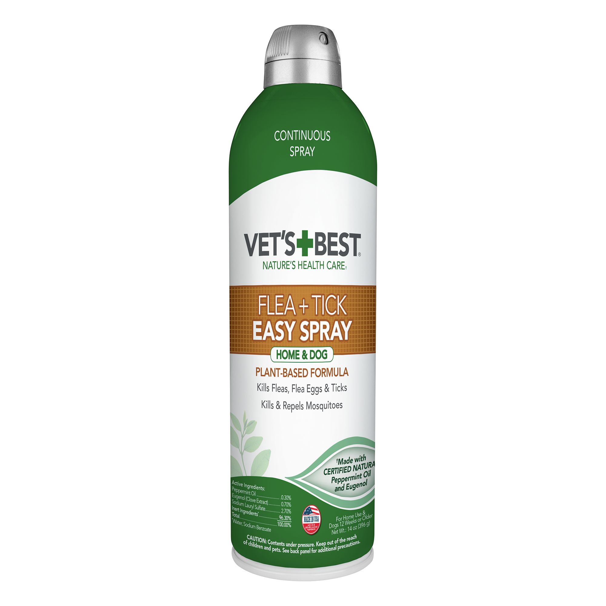 Vet s Best Flea Tick Easy Spray for Home and Dog 14 fl. oz