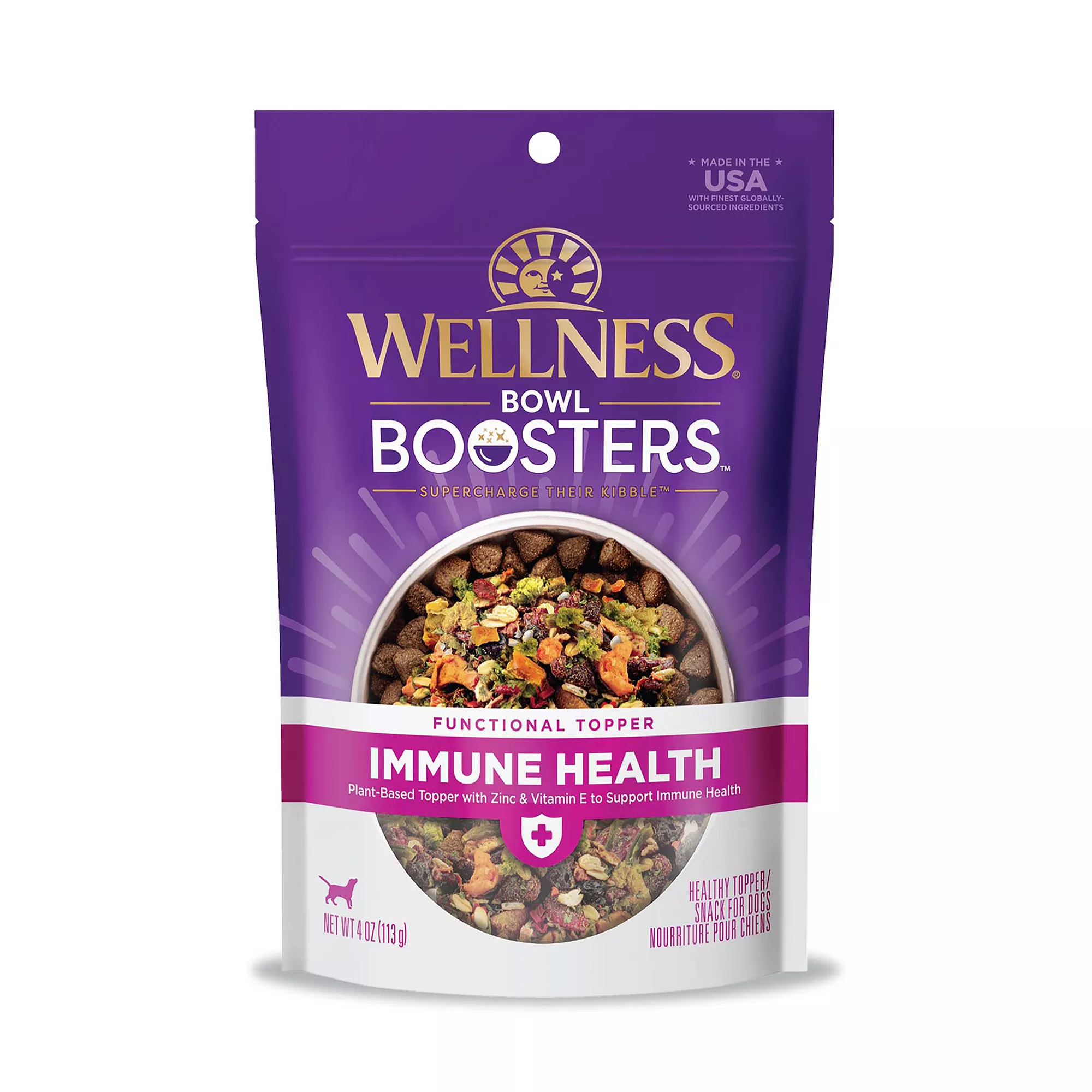 Wellness Core Bowl Boosters Immune Health Adult Dog Food Topper - Plant