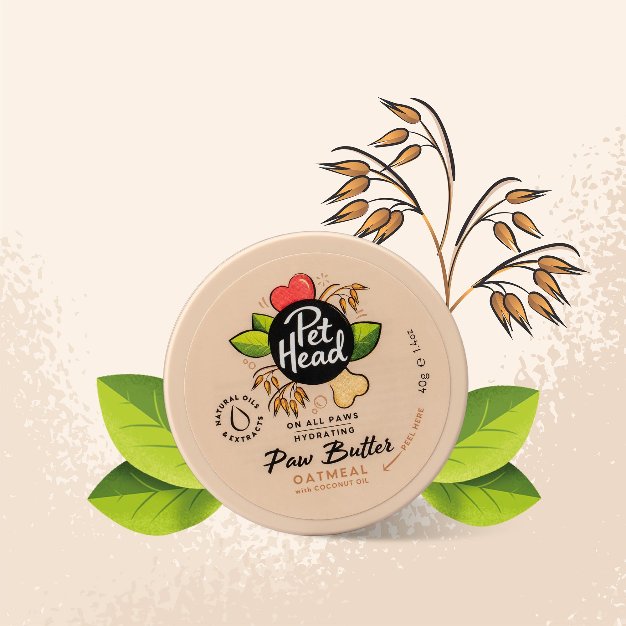 Pet Head Oatmeal Paw Butter 1.4oz