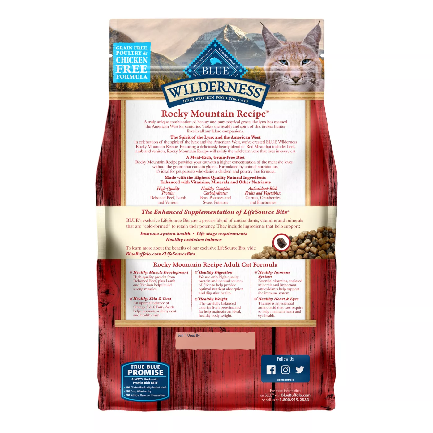 Blue wilderness rocky mountain recipe cat food best sale