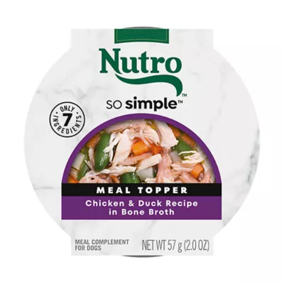 NUTRO So Simple Meal Complement Adult Wet Dog Food in Bone Broth - 2 oz - Image 1