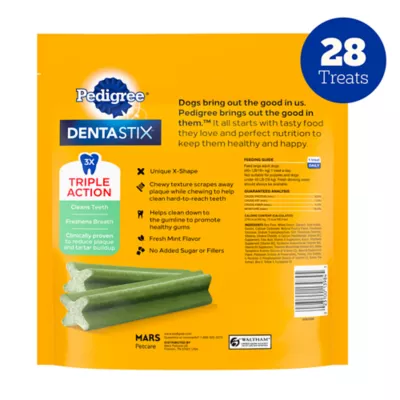 Pedigree® Dentastix Large Breed Adult Dental Dog Treats - Fresh - Image 9