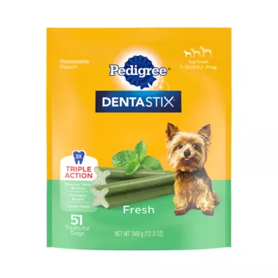 Product Pedigree® Dentastix Small Breed Adult Dental Dog Treats - Fresh