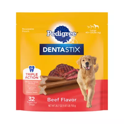 Product Pedigree® Dentastix Large Breed Adult Dental Dog Treats - Beef