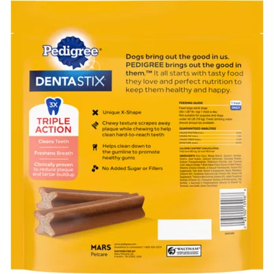 Product Pedigree® Dentastix Large Breed Adult Dental Dog Treats - Beef