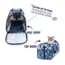 Whisker City® Blue Floral Soft-Sided Cat Carrier image thumbnail 3