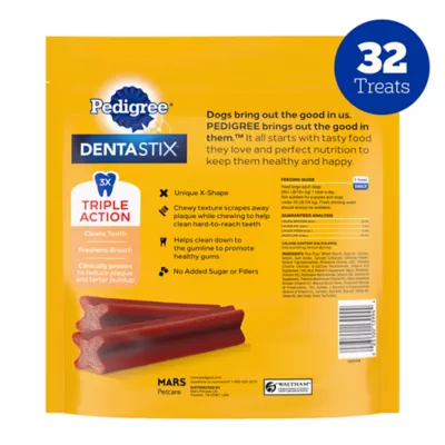 Pedigree® Dentastix Large Breed Adult Dental Dog Treats - Bacon - Image 9