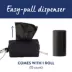 Top Paw® Dog Poop Bag Dispenser - Black Canvas - Includes 15 Poop Bags image thumbnail 2