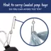 Top Paw® Dog Poop Bag Dispenser - Black Canvas - Includes 15 Poop Bags image thumbnail 4