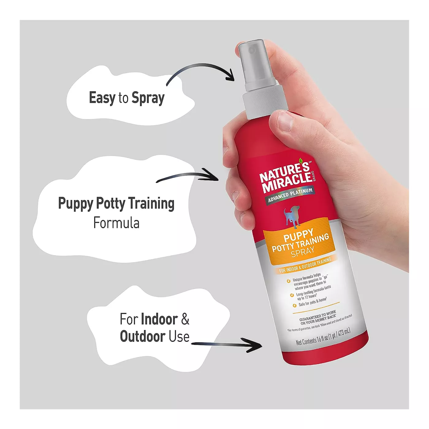 Nature s Miracle Advanced Platinum Puppy Potty Training Spray