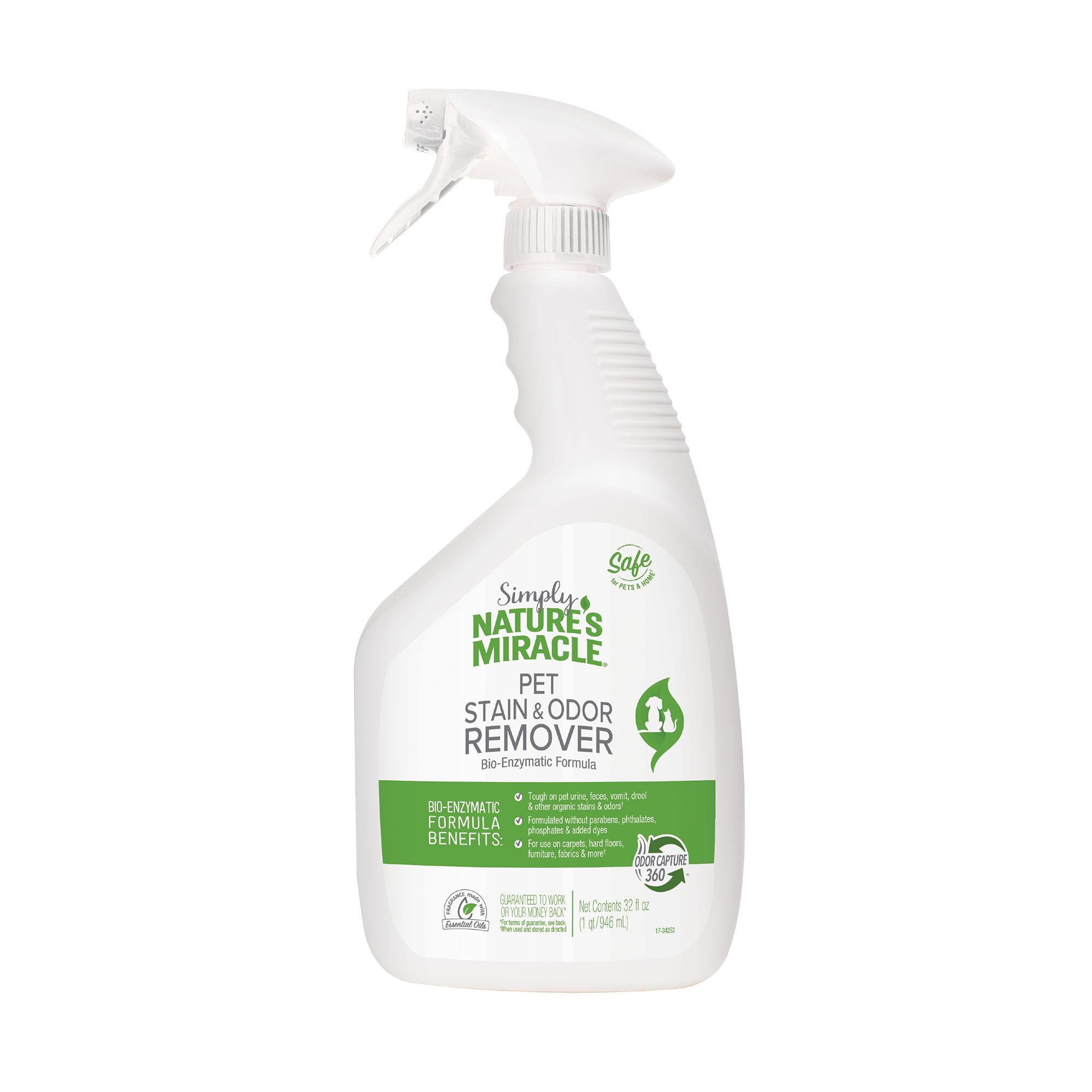 Nature s Miracle Simply Pet Stain and Odor Remover Spray 32 fl. oz