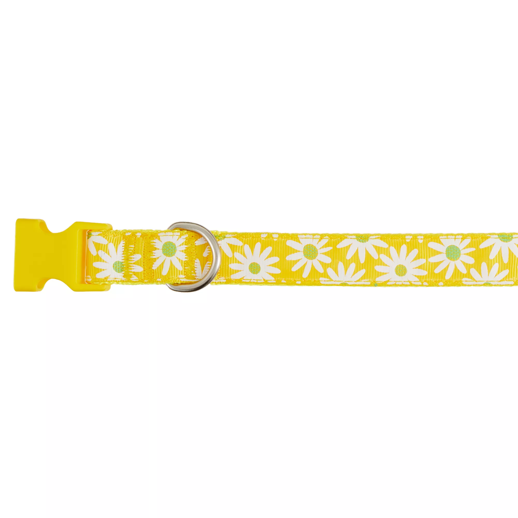 Top Paw® Yellow Daisy Poly Blend Dog Collar