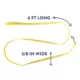 Product Top Paw® Yellow Daisy Dog Leash: 6-ft long, 5/8-in wide