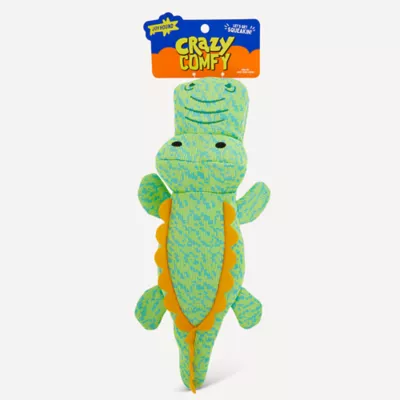 Product Joyhound Crazy Comfy Fly Knit Plush Alligator Dog Toy - Squeaker