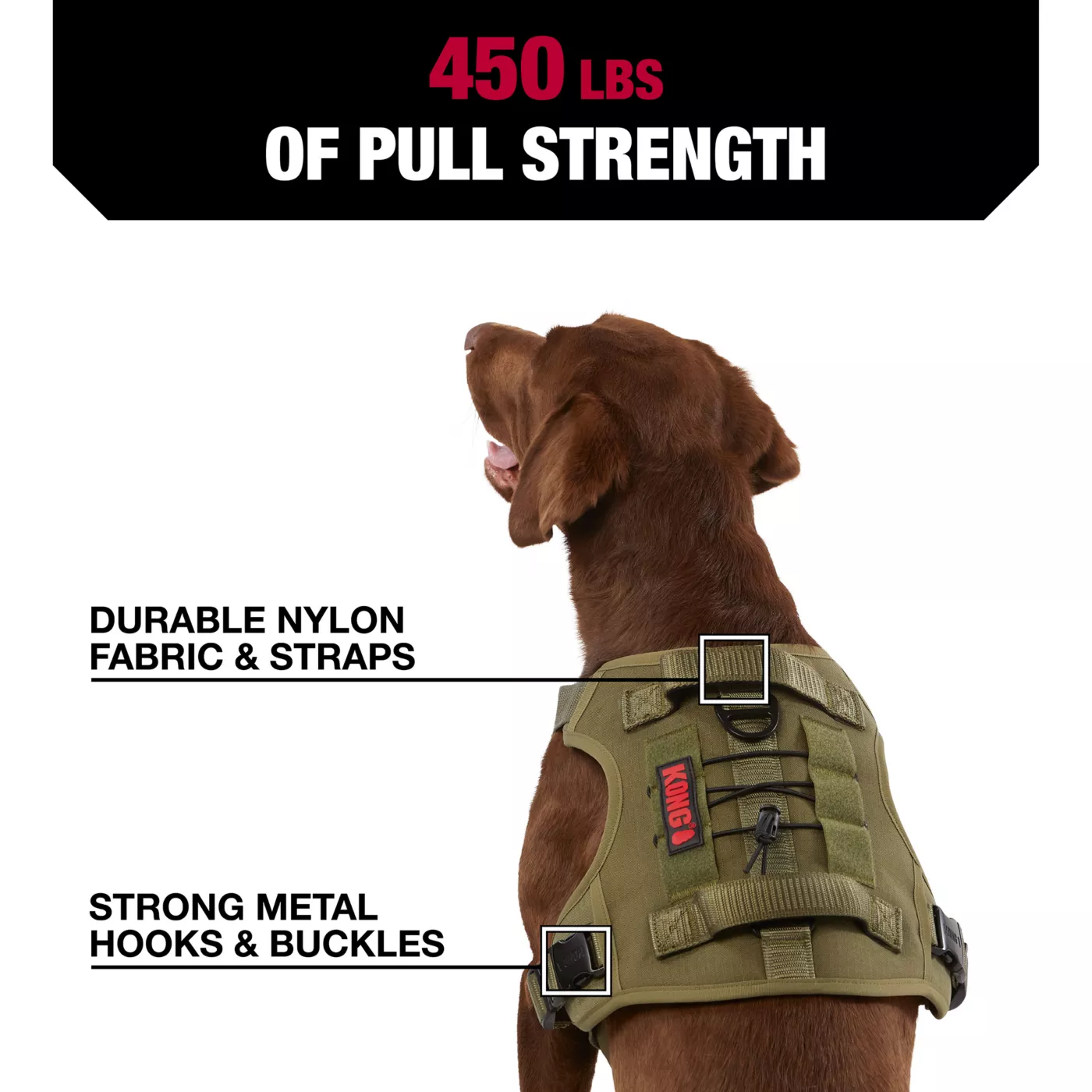 KONG Double Handle Vest Dog Harness