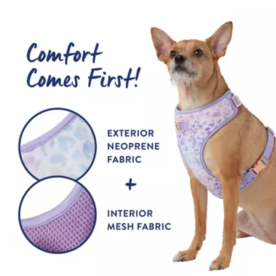 Product Top Paw® Purple Cheetah Dog Harness