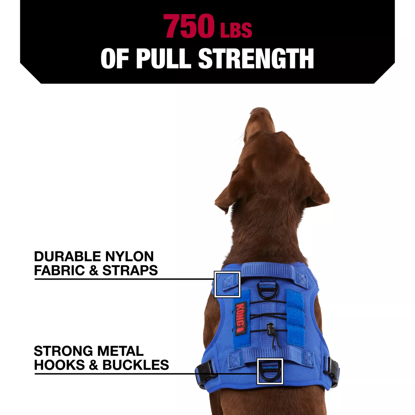 KONG Double Handle Vest Dog Harness