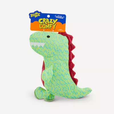 Joyhound Crazy Comfy Fly Knit T Rex Dog Toy