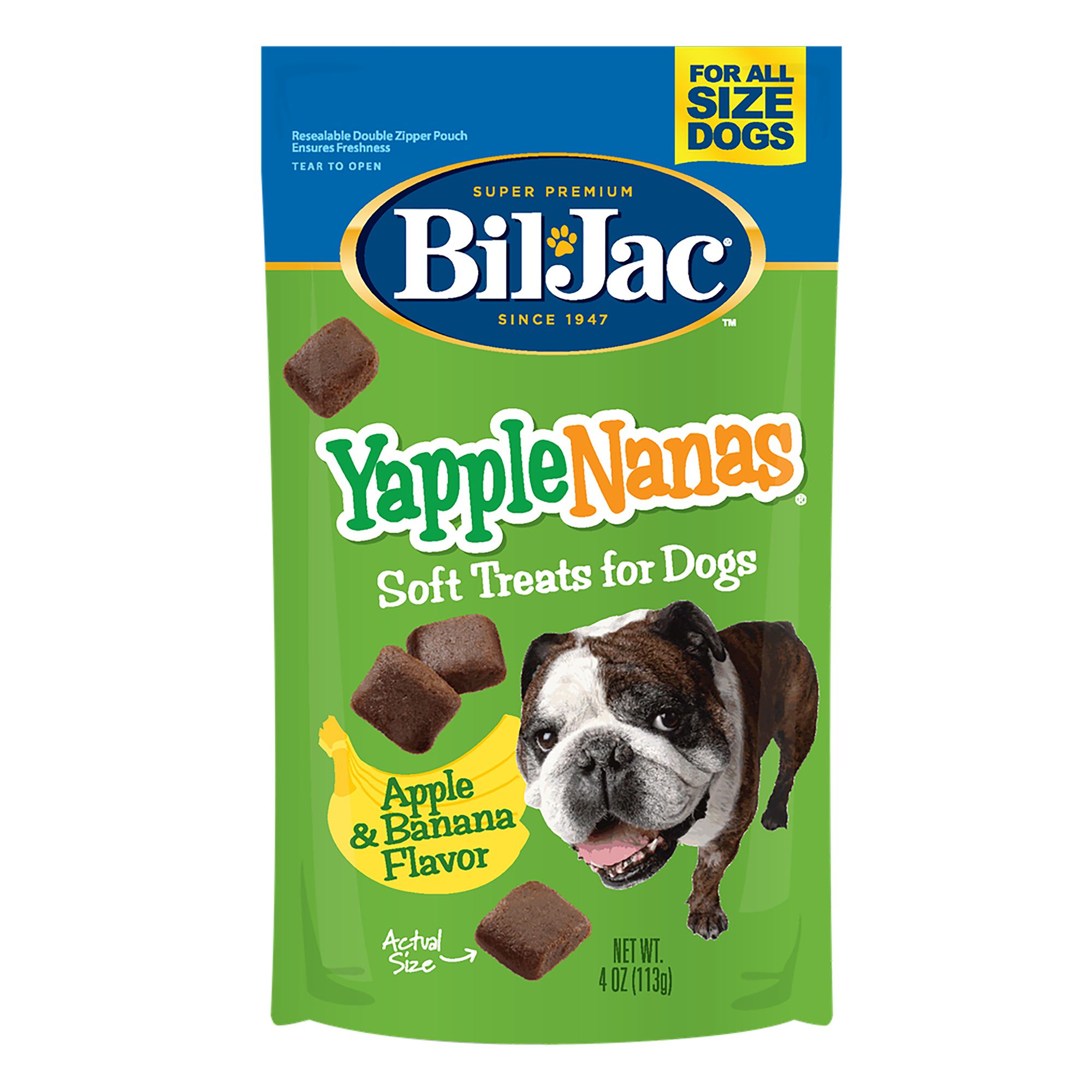 Bil-Jac YappleNanas Soft Dog Treats - Apple & Banana