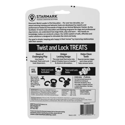 Product Starmark® Twist and Lock Treat Dog Toy