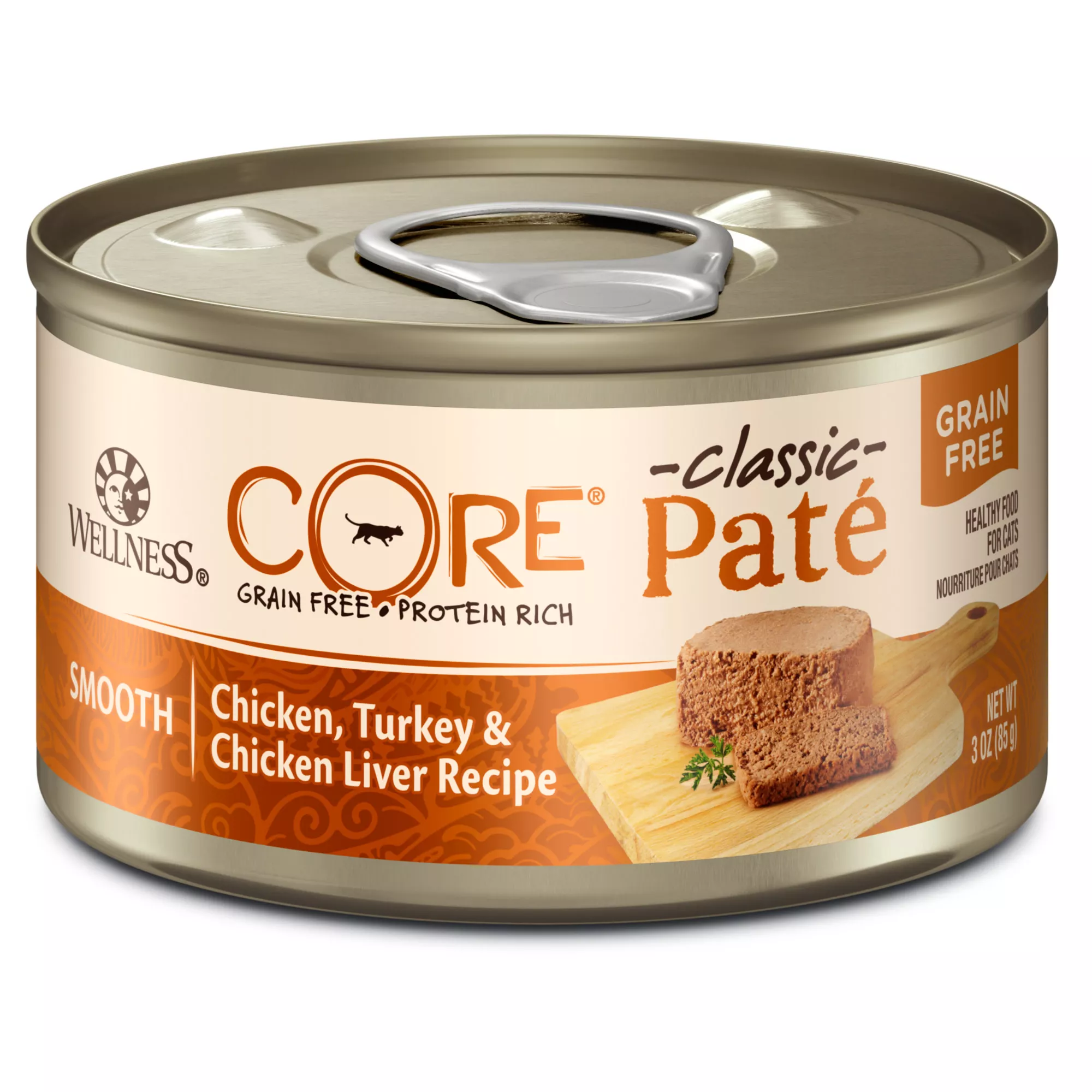 Wellness Core Classic Pate Wet Cat Food - 3 oz, Natural, Grain Free