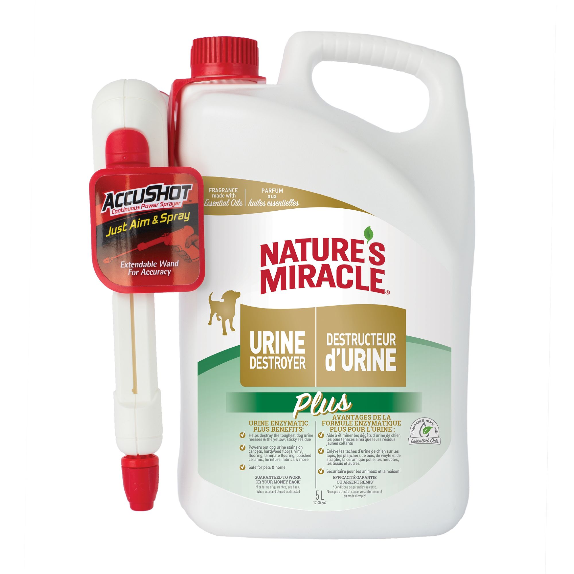 Nature's miracle urine shop destroyer home depot