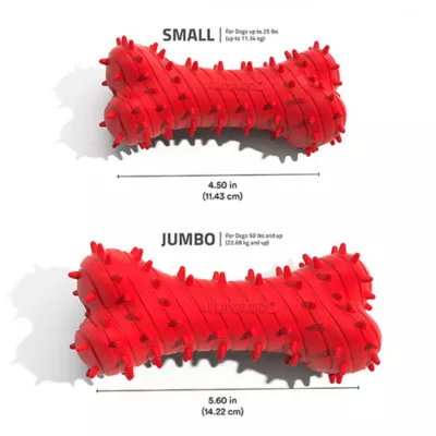 Playology ® Puppy Teething Bone Scented Dog Toy - Beef - Image 5