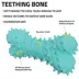 Playology® Puppy Teething Bone Scented Dog Toy - Peanut Butter image thumbnail 2