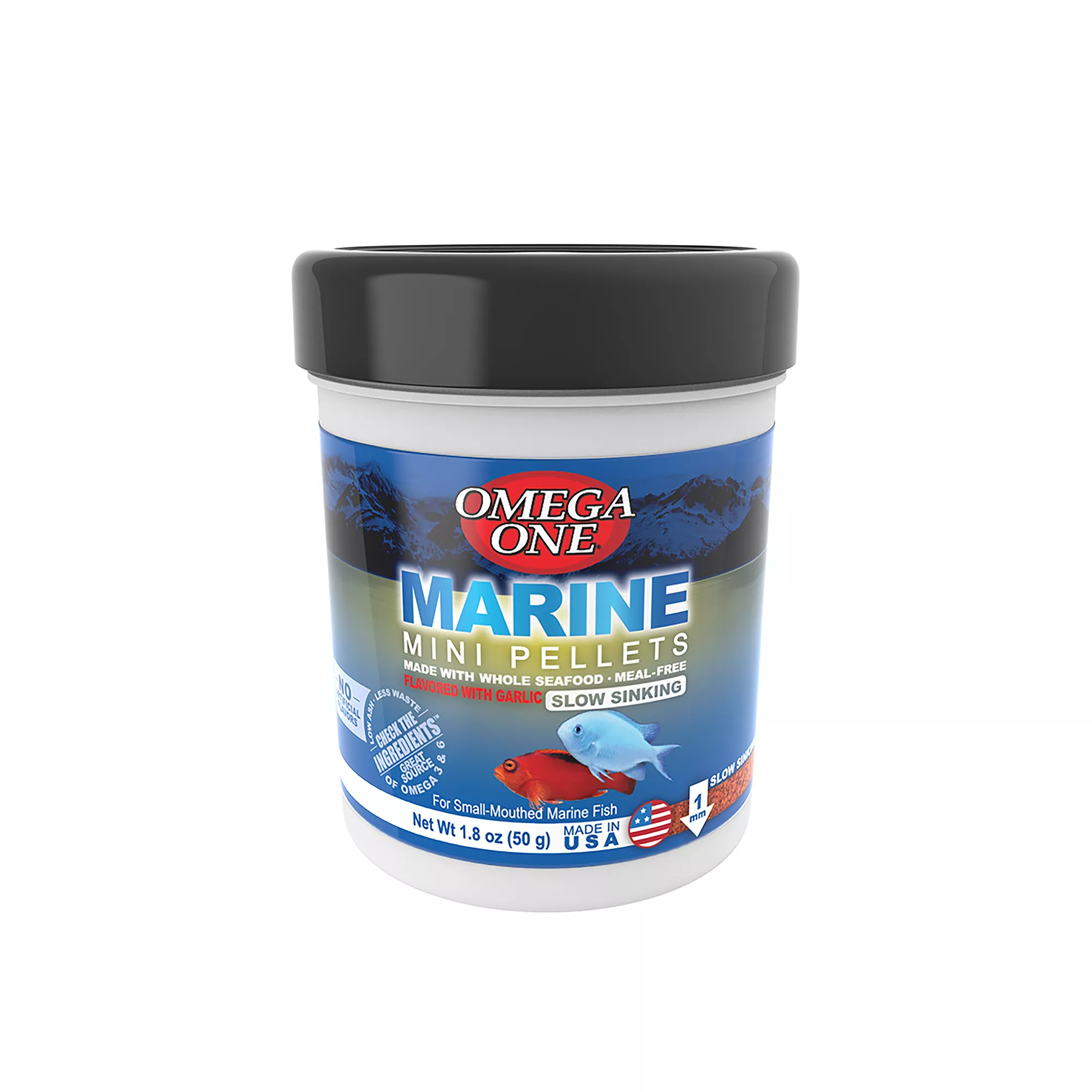 Omega One&trade; Garlic Marine Slow-Sinking Mini Pellets