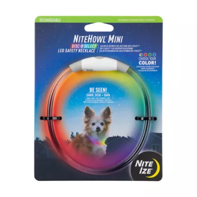 Product Nite Ize® NiteHowl® Mini Rechargeable LED Safety Necklace with Disc-O Select™