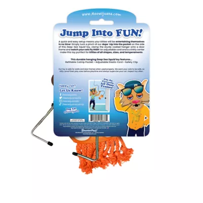 Product Meowijuana® Jump 'n' Jamb Deep Sea Squid Refillable Door Jamb Cat Toy - Catnip