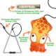 Product Meowijuana® Jump 'n' Jamb Deep Sea Squid Refillable Door Jamb Cat Toy - Catnip