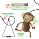 Product Meowijuana® Jump 'n' Jamb Get the Monkey Off Your Back Refillable Door Jamb Cat Toy - Catnip