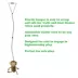 Meowijuana® Jump 'n' Jamb Get the Monkey Off Your Back Refillable Door Jamb Cat Toy - Catnip image thumbnail 5