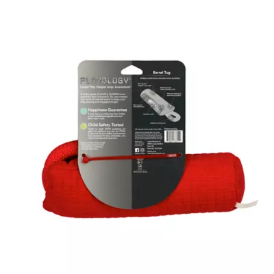 Product Playology® Barrel Tug Scented Dog Toy - Beef