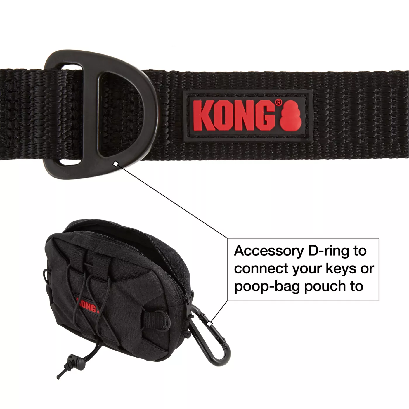 KONG Comfort Traffic Dog Leash 4 ft long