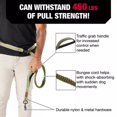 Product KONG® Shock Absorbing Hands-Free Dog Leash: 6-ft long