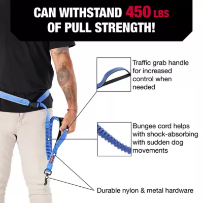 Product KONG® Shock Absorbing Hands-Free Dog Leash: 6-ft long