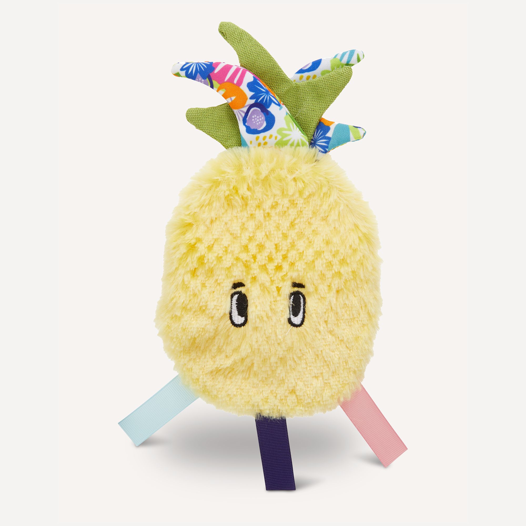 Top Paw® Pineapple Flattie Dog Toy Crinkle, Squeaker dog Plush Toys PetSmart