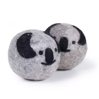 Product Carolina Pet Koala Wool Ball Dog Toy - 2 Pack