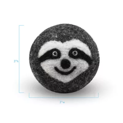 Product Carolina Pet Sloth Wool Ball Dog Toy - 2 Pack
