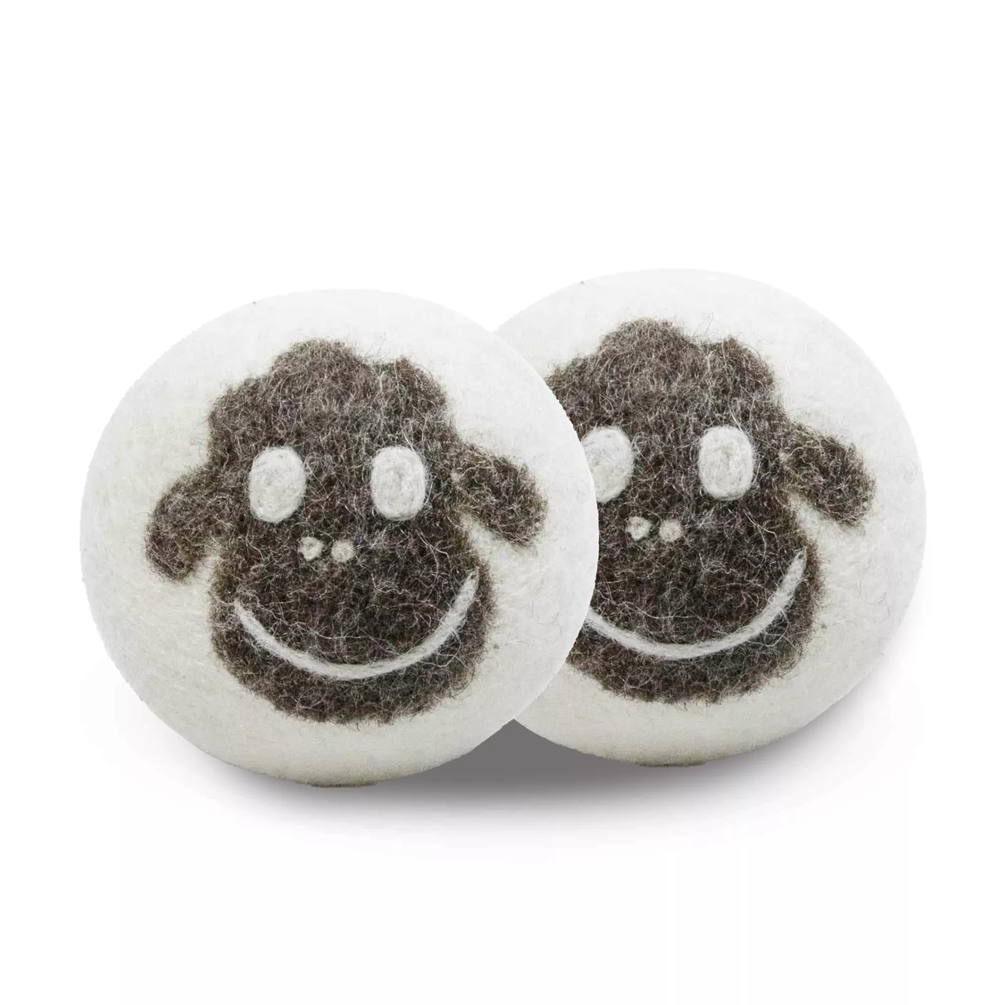 Penndleton Sheep Face Wool Ball Dog Toy - 2 Pack
