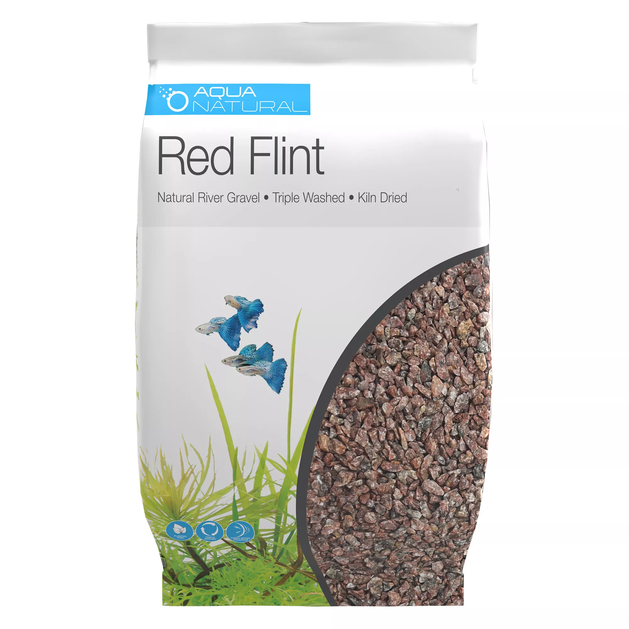 Aqua Natural Aquarium Gravel - Red Flint