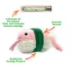 Product Meowijuana® Get Wrapped Refillable Shrimp Sushi Roll Toy