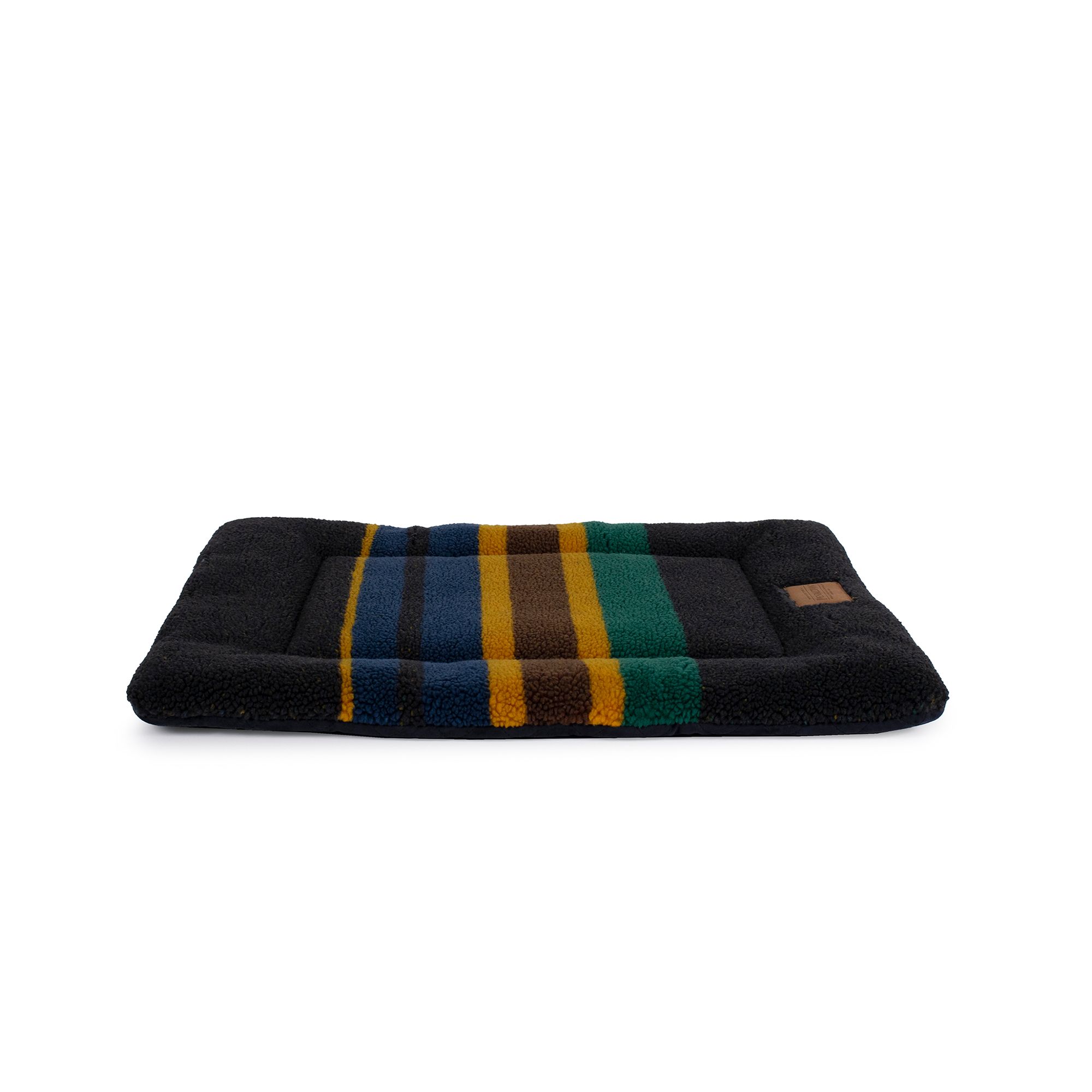 Pendleton Vintage Camp Oxford Black Comfort Cushion Dog Crate Mat dog