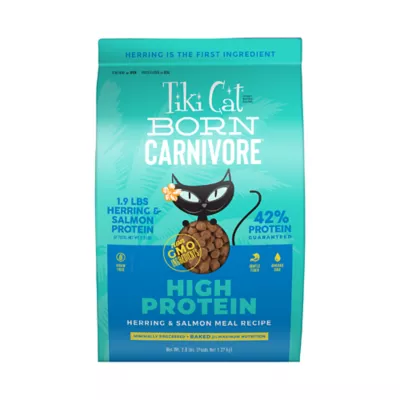 Product Tiki Cat® Born Carnivore® High Protein for Cats & Kittens Food - Herring & Salmon, Non-GMO