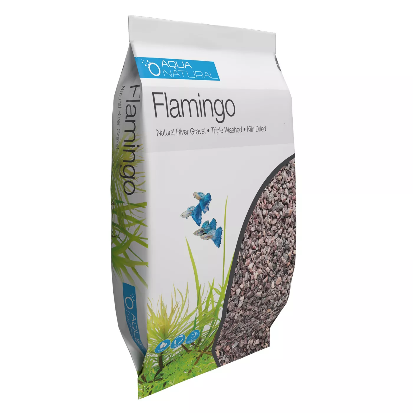 Product Aqua Natural River Aquarium Gravel - Flamingo