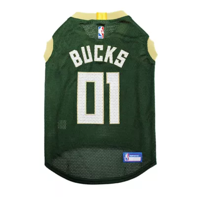 Pets First Milwaukee Bucks Mesh Jersey - Image 1